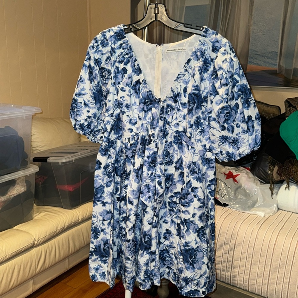 Large floral dress